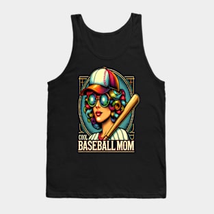 Determined Woman Empowered:  Best Baseball Mom Tank Top